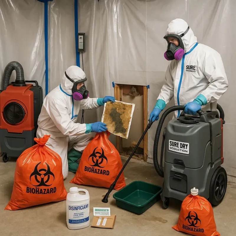 Contaminated Water Handling Protocols process in Franklin, MI