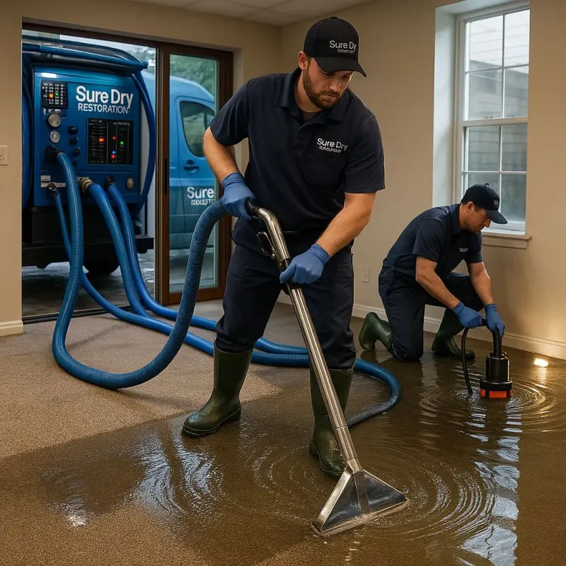 Water Extraction and Removal process in Franklin, MI